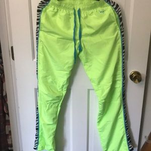 Justice Sweatpants w/ Zebra Print on sides